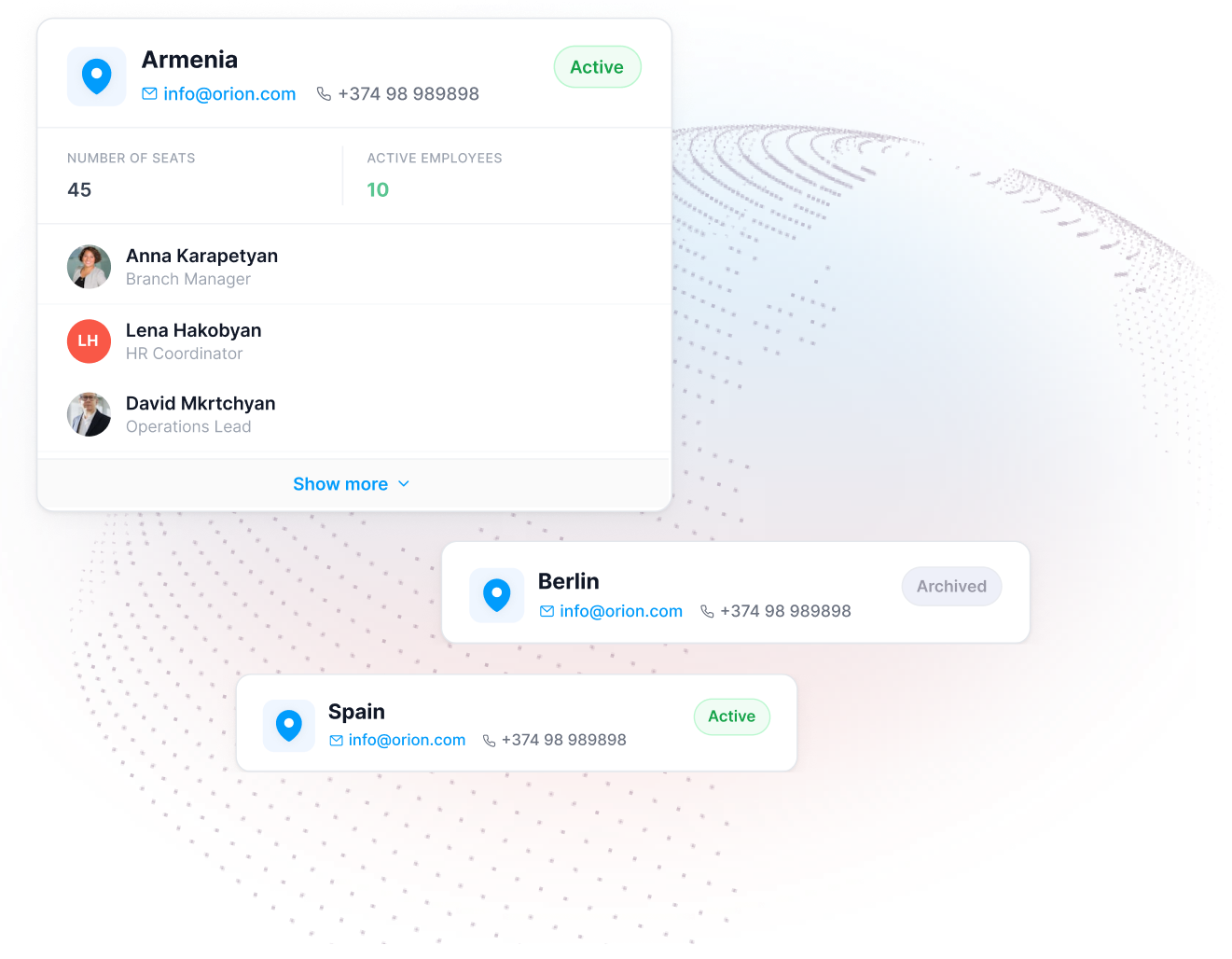Organize Employees Across Multiple Locations