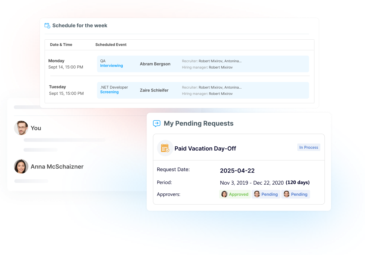Give Employees Visibility Into What's Happening Today.