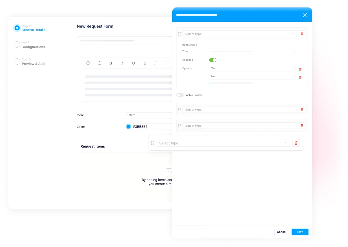 Build Request Forms for Any Business Process