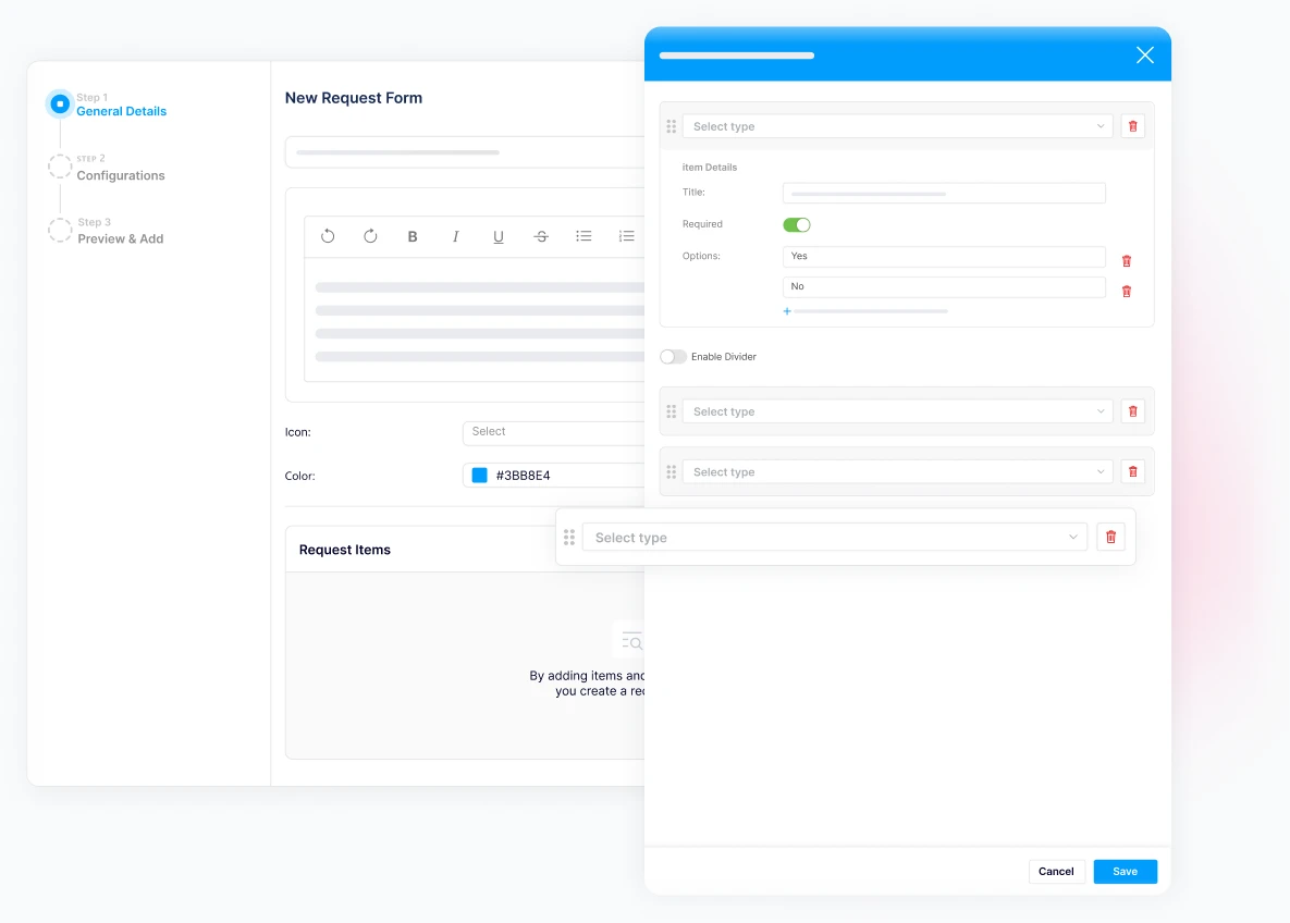 Build Request Forms for Any Business Process