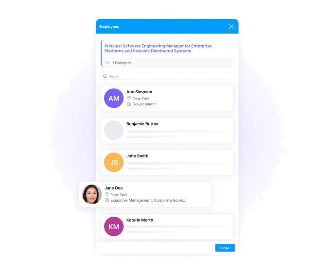 Understand how employees are connected.